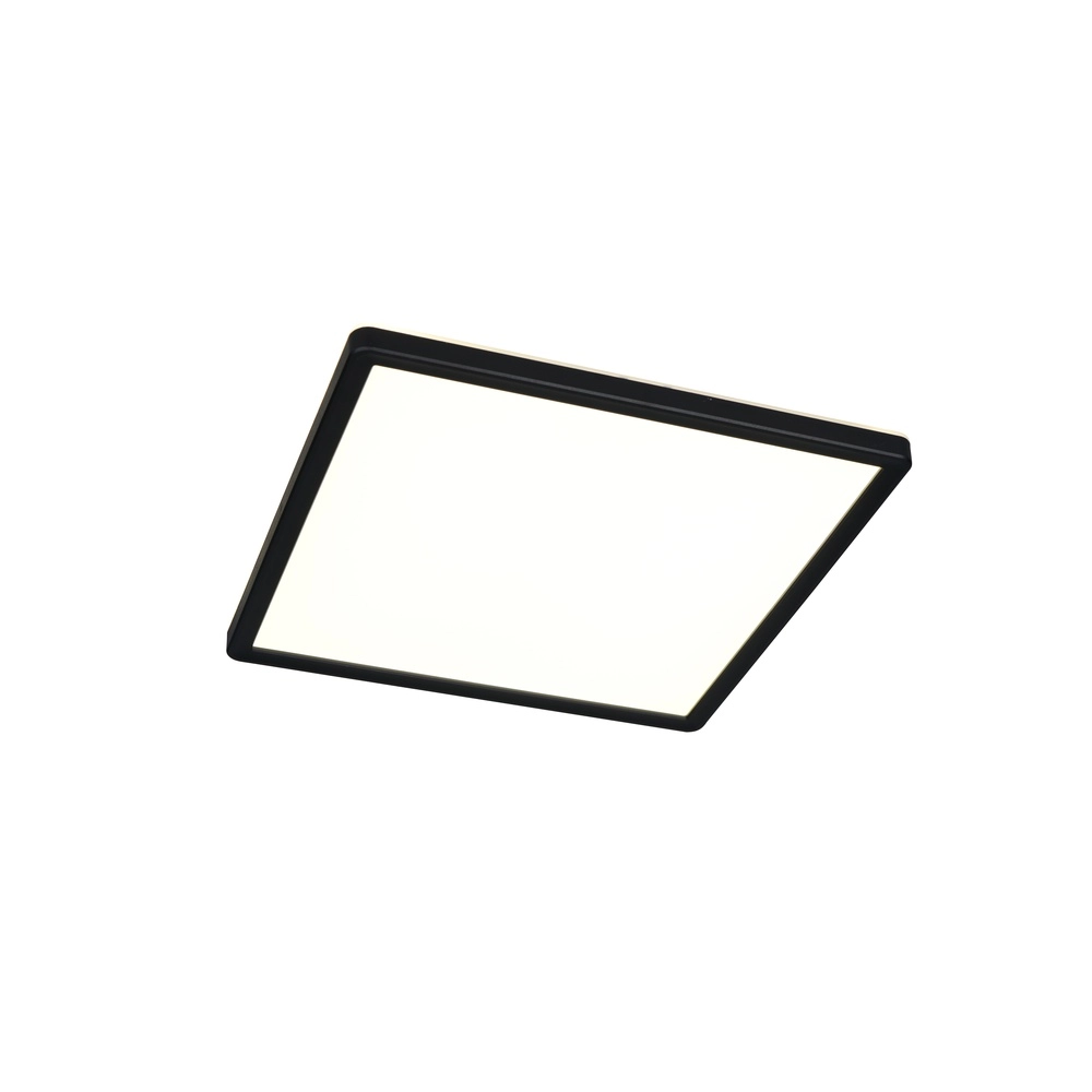 Quadratische Deckenlampe Emra Schwarz 29 cm Trio 4017807704181