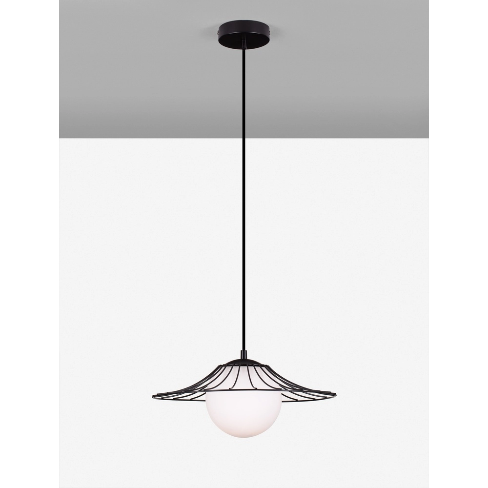 Schwarze Pendelleuchte Fly Ø 36cm Lyora 5212017436221