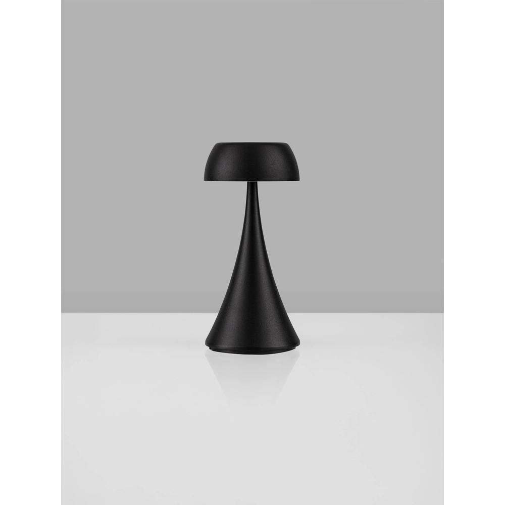 Tischlampe Ycro anthrazit wiederaufladbar mit USB Lyora 5212017476975