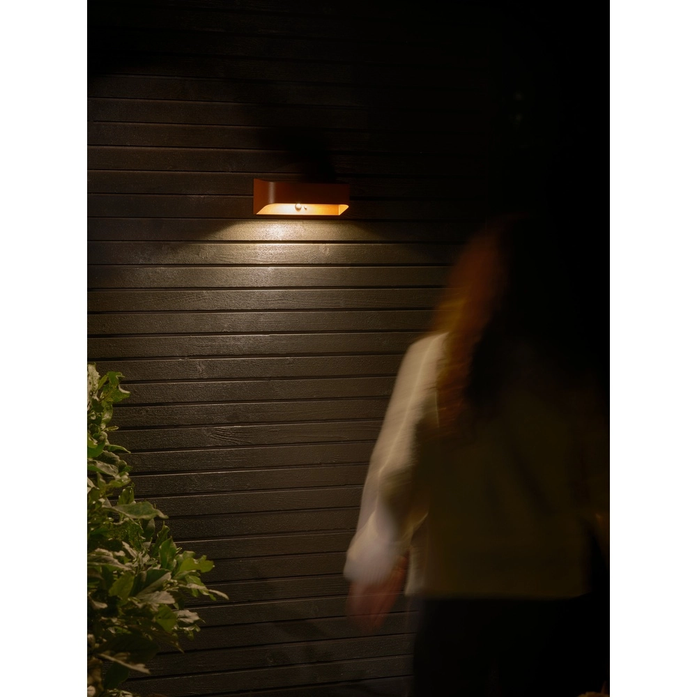 Rostbraun Marcellio Solar  Lampe mit Sensor Nordlux 5704924025587