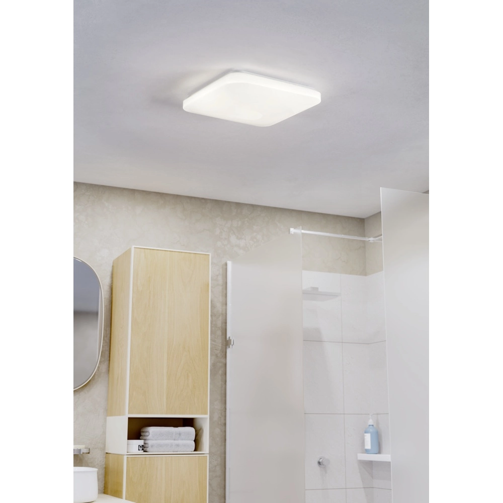 Deckenlampe Frania-Ip Quadrat 33cm Weiß Eglo 9008606361809