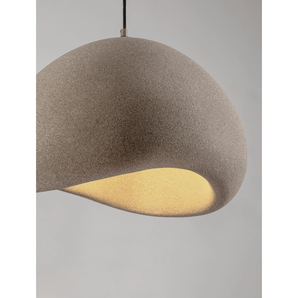 Natürliche Pendelleuchte Aere braun 60cm Lyora 5212017476746