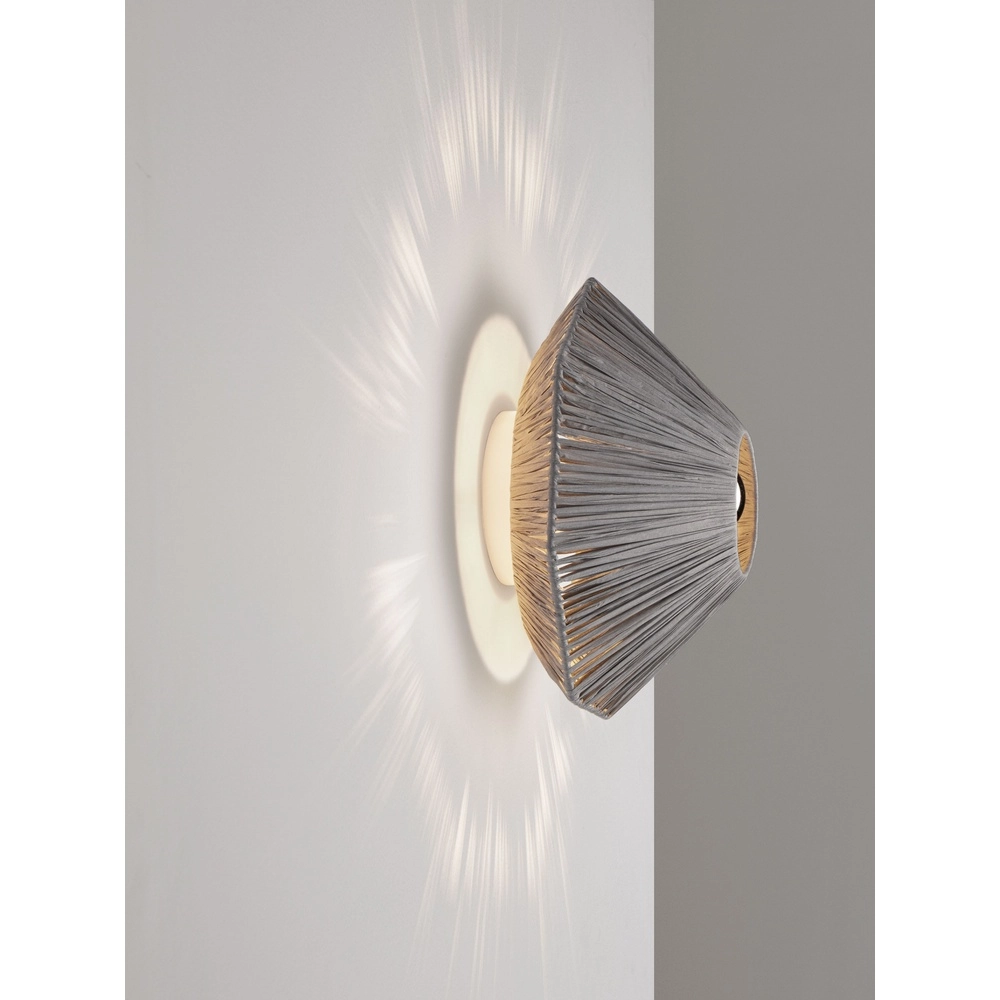 Wandlampe Elvio graue Ø 30cm Lyora 5212017493866