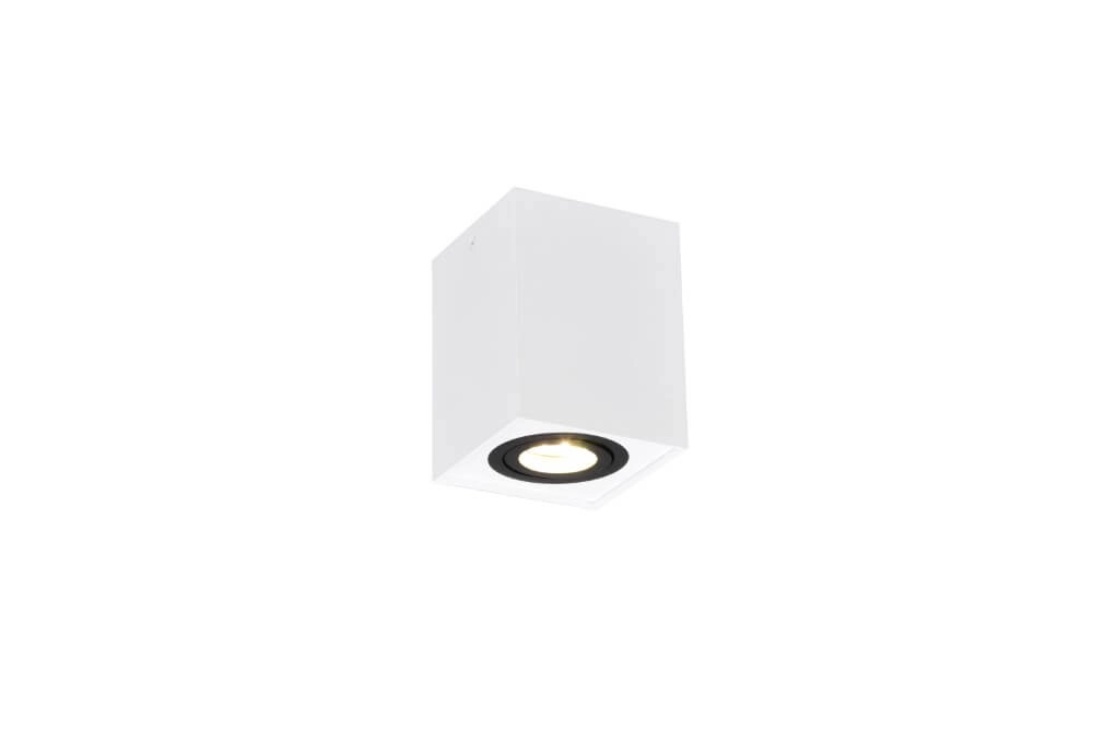 Deckenleuchte Biscuit quadratisch weiß Trio 4017807558913