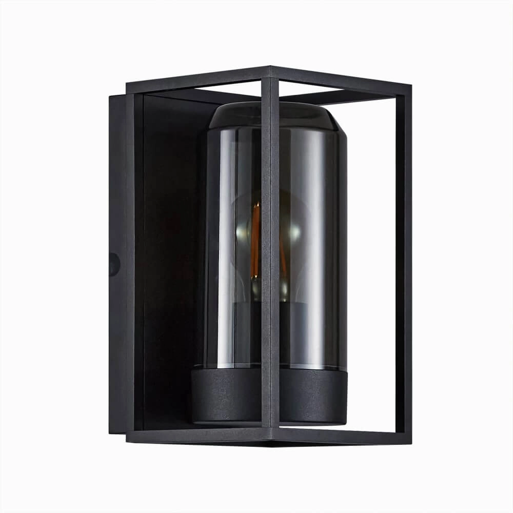 Black outdoor lamp Griffin with smoke window Nordlux 5704924010781