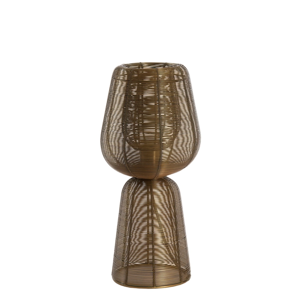 Tischlampe Aboso Kupferbronze Ø 18 cm