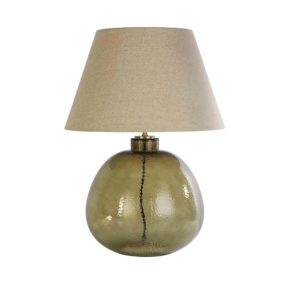 Tischlampe Zenith Grünes Glas Searchlight 5053423273617