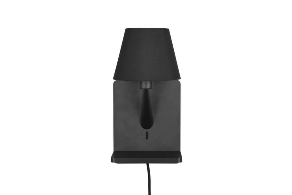 Schlankes Nachtlicht Comfort schwarz - mit USB Trio 4017807614763