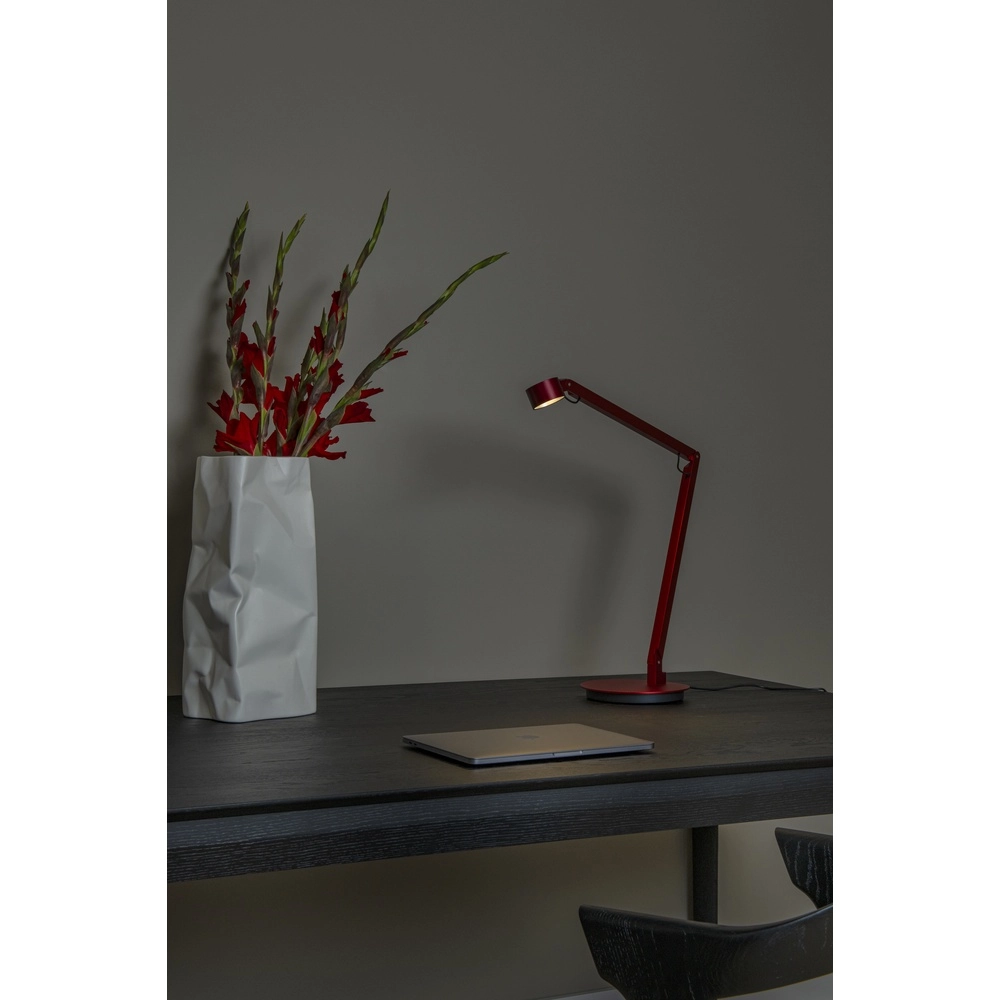 Schreibtischlampe Ogden Rot Premium by Lucide 5411212560315