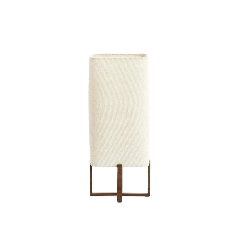 Tischlampe Wyn 50,5 cm – cremefarbenes Seil mit Walnuss-Optik Light & Living 8717807792565
