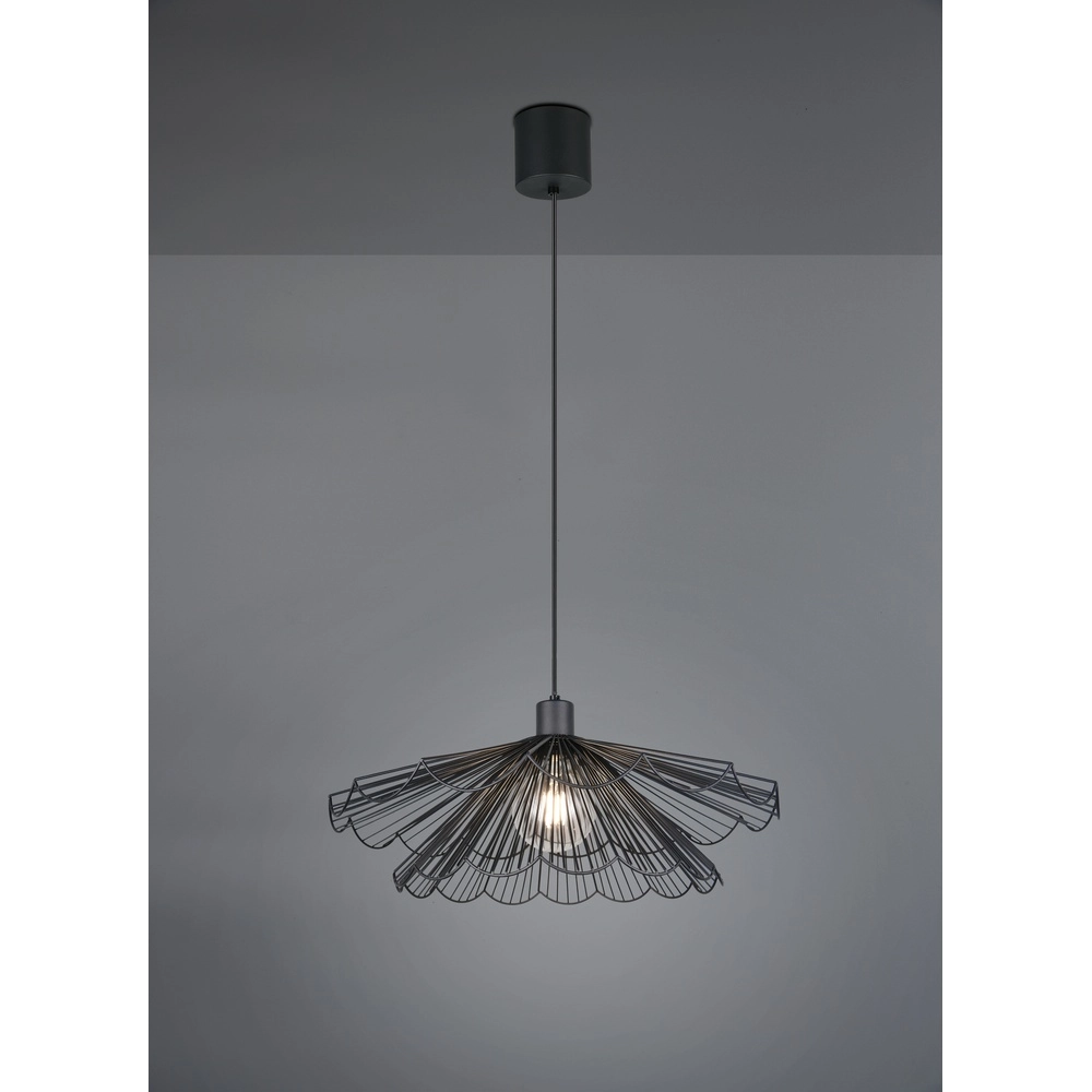 Pendelleuchte Margarita Ø 50cm schwarz Trio 4017807661712