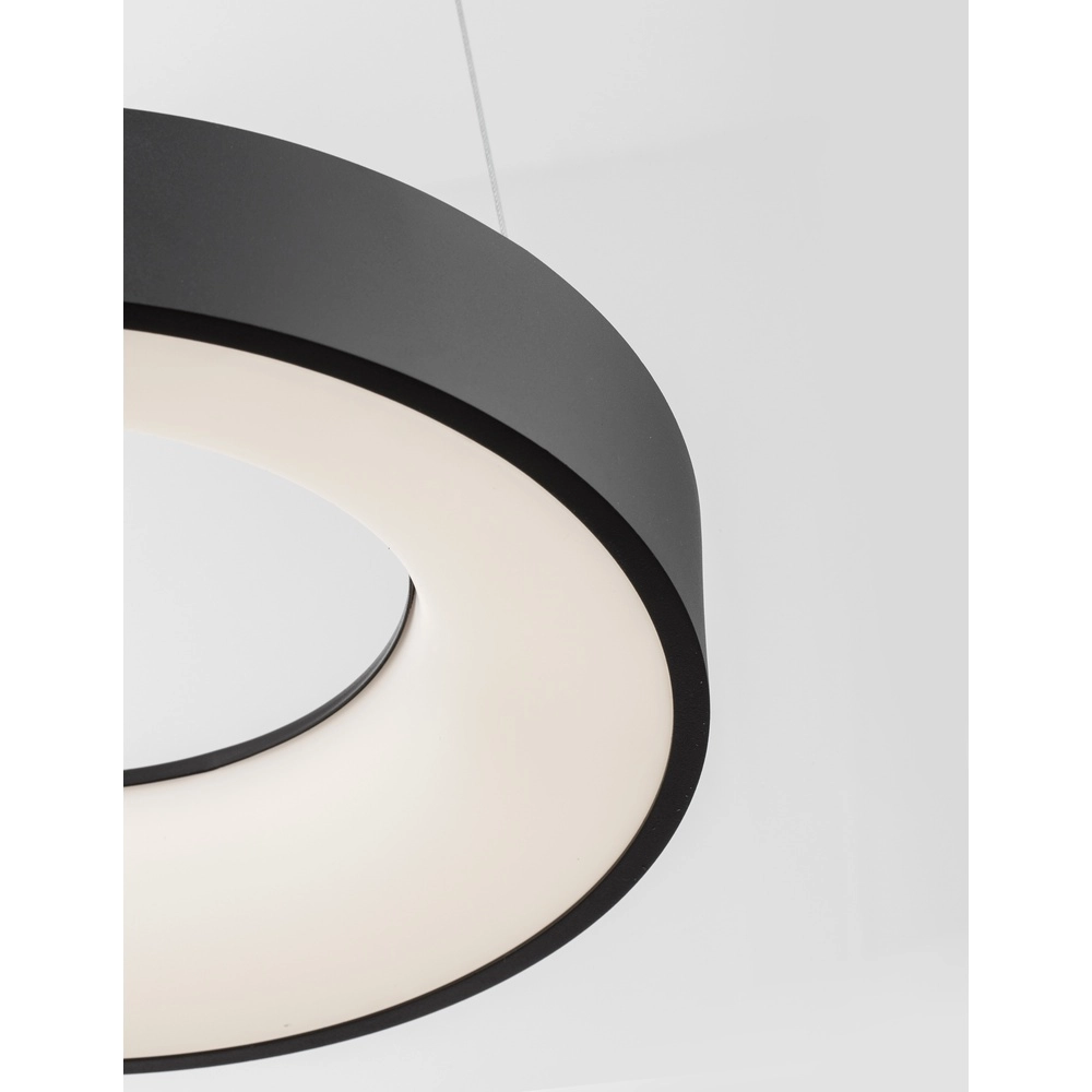 Pendelleuchte Rando Thin schwarz Ø 38cm Lyora 5212017420152