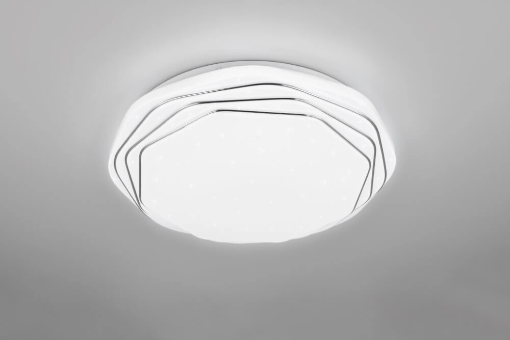 LED-Deckenleuchte Dizzy mit Fernbedienung Trio 4017807614862