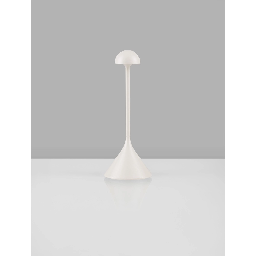 Tischlampe Dalt weiß wiederaufladbar mit USB Lyora 5212017477033