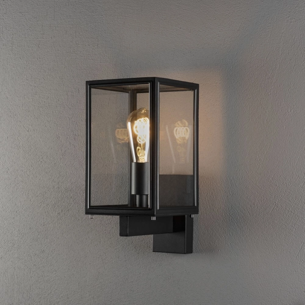 Schwarze Außenlampe Carpi KonstSmide 7318307352757
