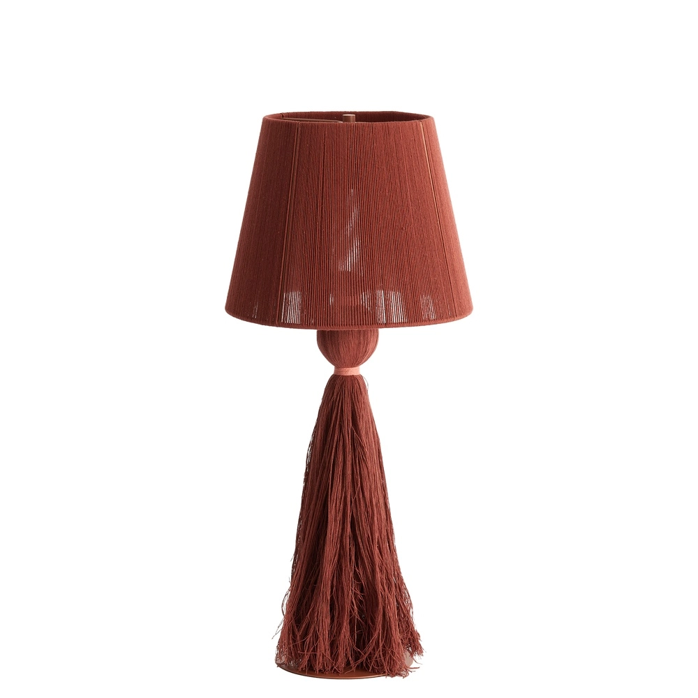 Tischlampe Espino Ø 31cm – Terrakotta