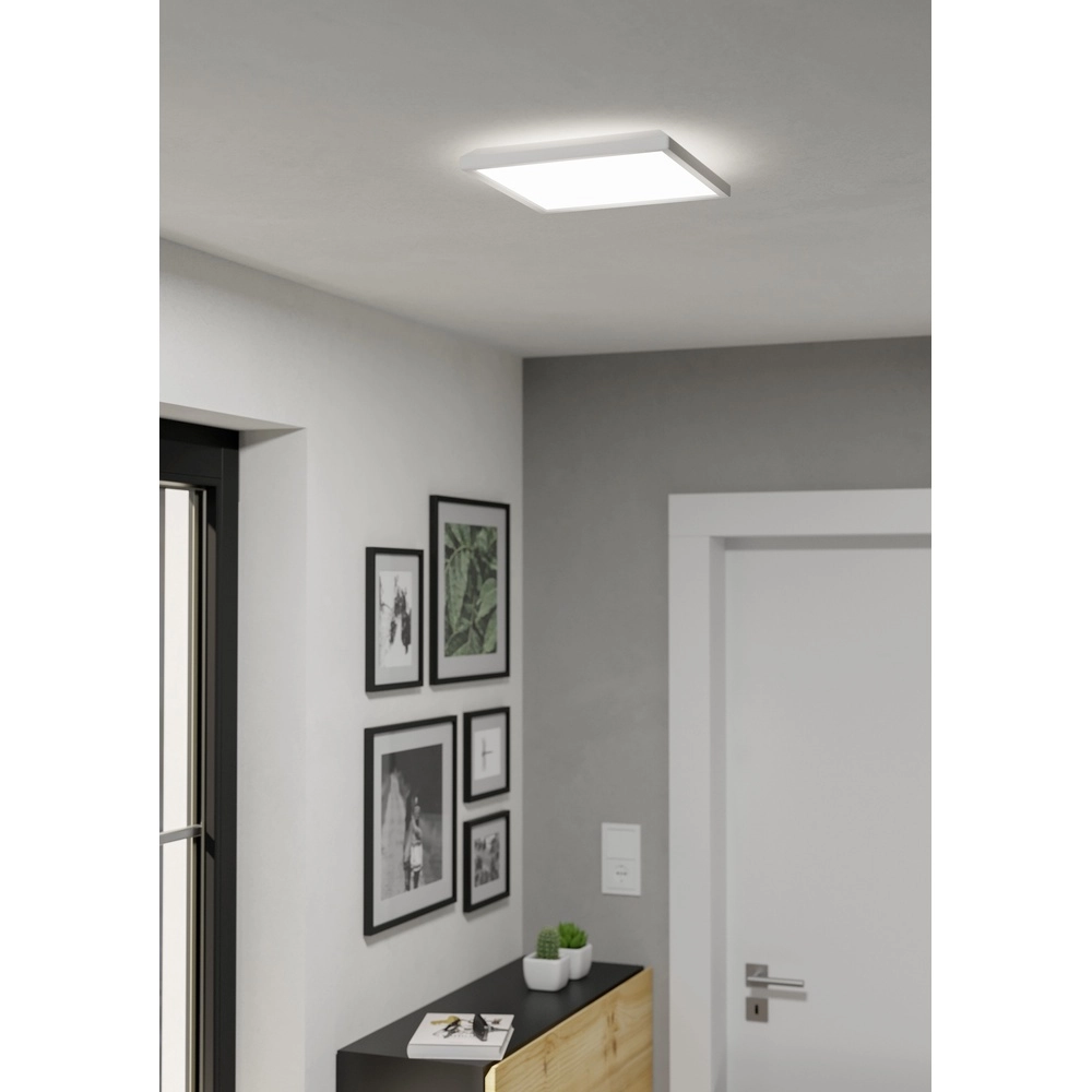 Deckenlampe im Badezimmer Rovito Quadrat – Weiß – 29x29 cm Eglo 9008606329946