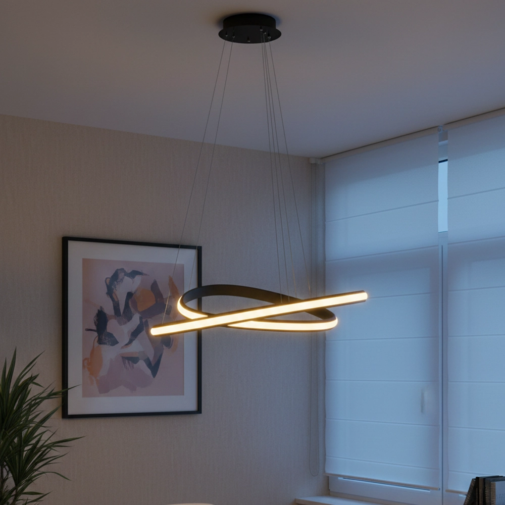 Design-Pendelleuchte Aries schwarz Ø 59cm Lyora 5212017419835