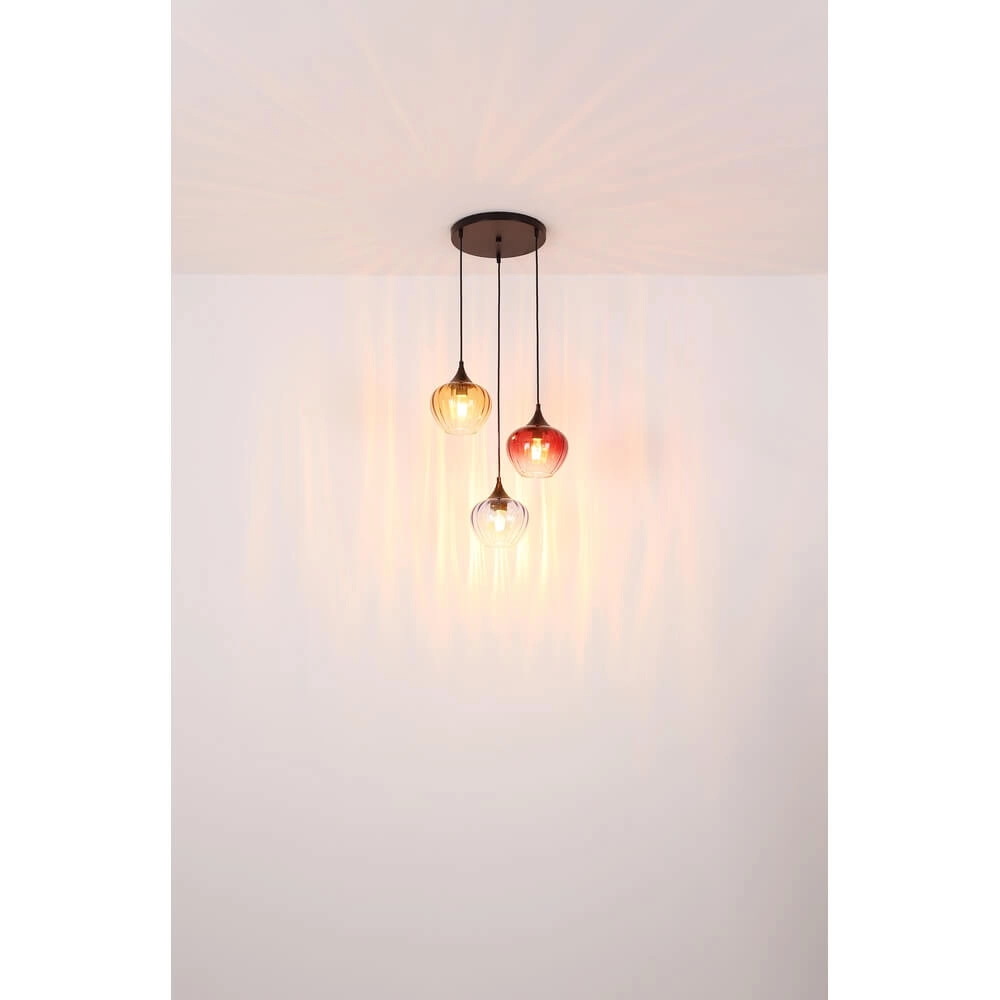 Pendelleuchte Sander 3-flammig rund Globo 9007371468591