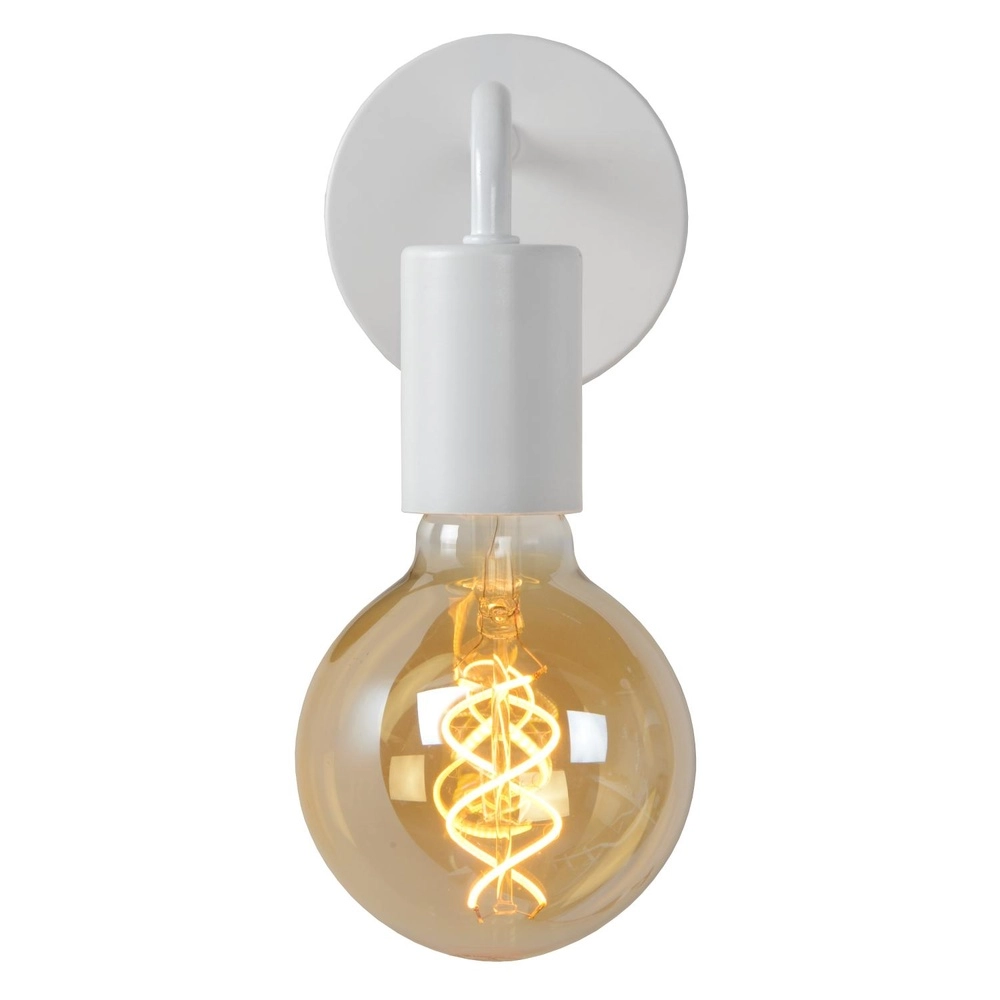 Weiße Wandlampe Scott Konstruktion Lucide 5411212450661