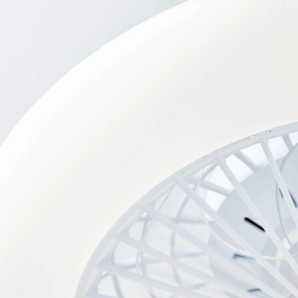 Weißer Fächer Salerno mit RGB-Funktion Brilliant 4004353433238