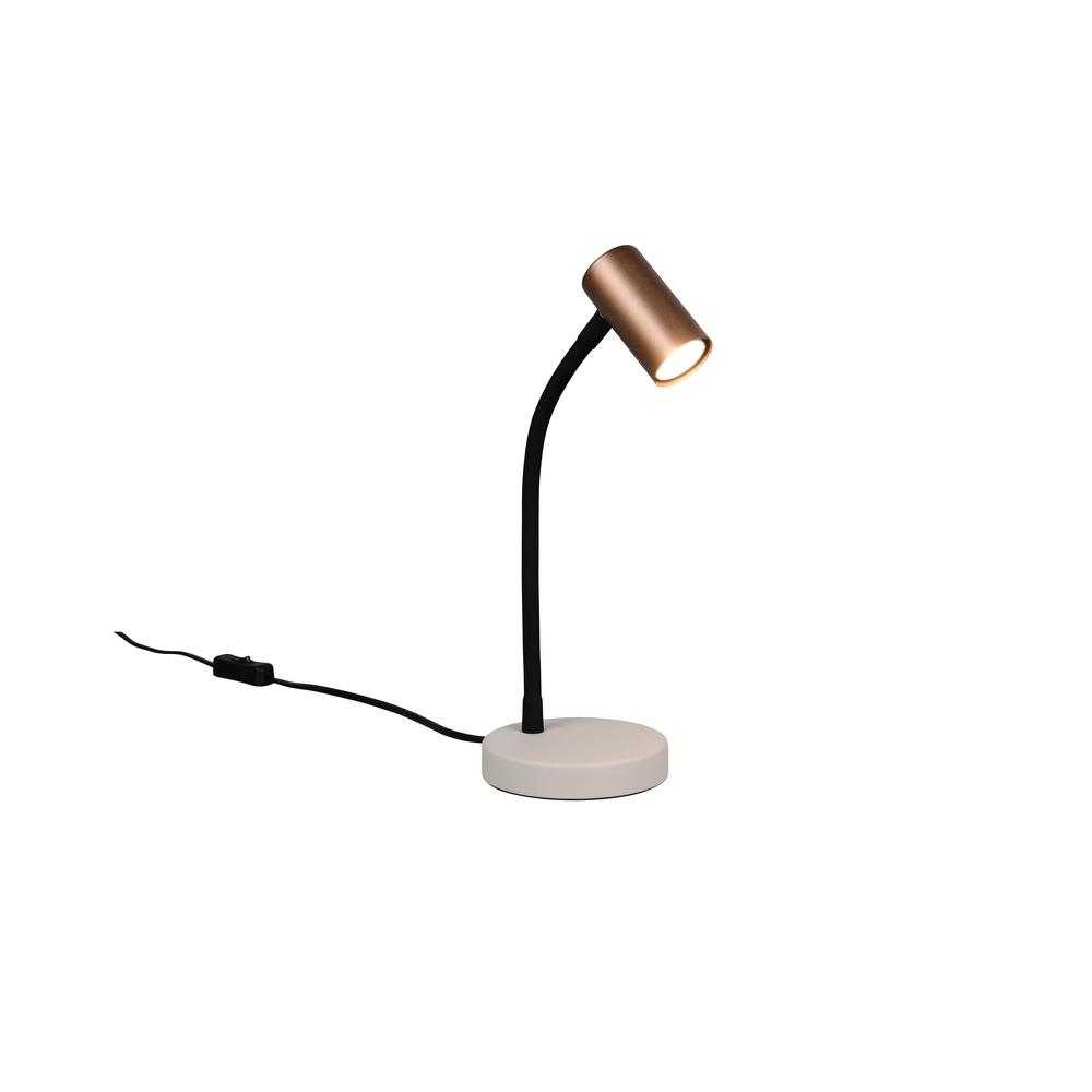 Tischlampe Taryn Design Mocha Brown Trio 4017807685732