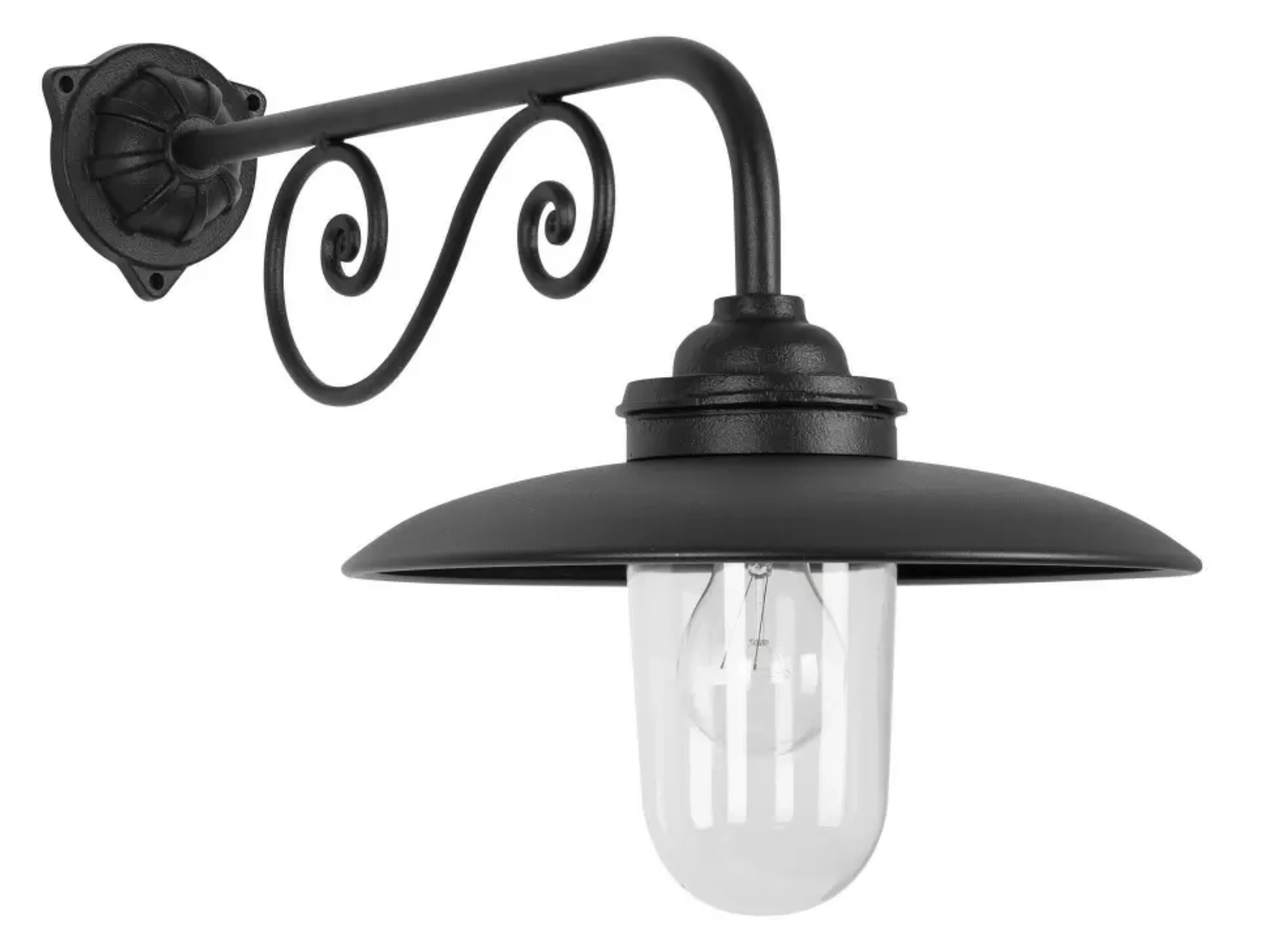 Schwarze Wandleuchte Ardennes Gusseisen KS 8714732758703