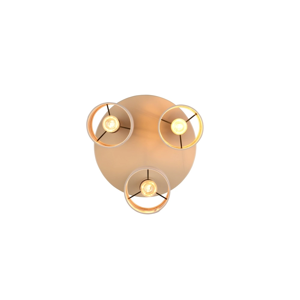 3-Licht Deckenlampe Tommy Sandbraun Trio 4017807724189