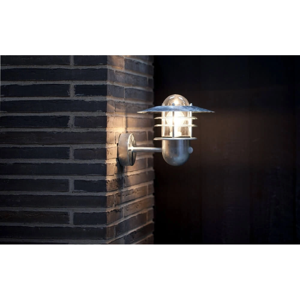 Wandleuchte Agger Zinkgrau Up mit Sensor Nordlux 5701581210974