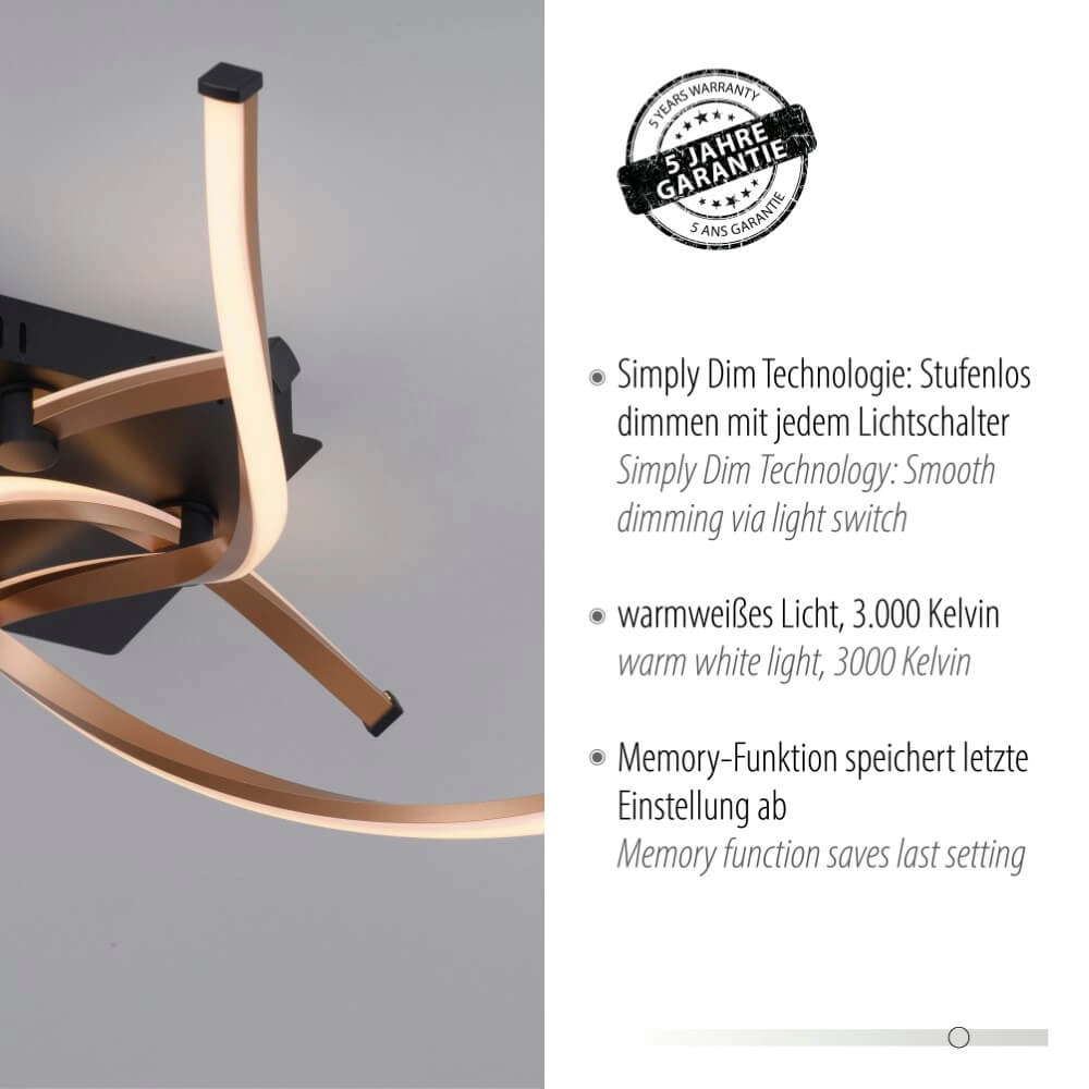 Designer-Deckenleuchte Polina Paul Neuhaus 4012248371732