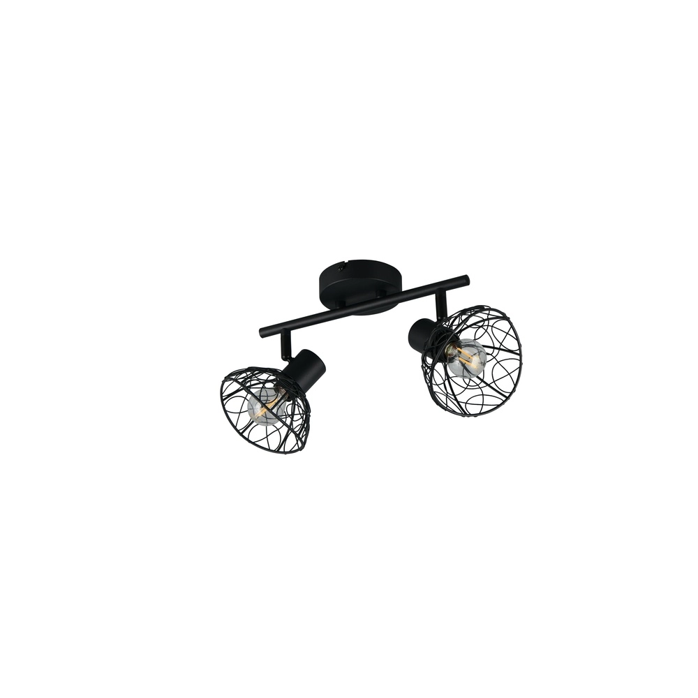 Deckenlampe Yako Doppelschwarz Trio 4017807670936