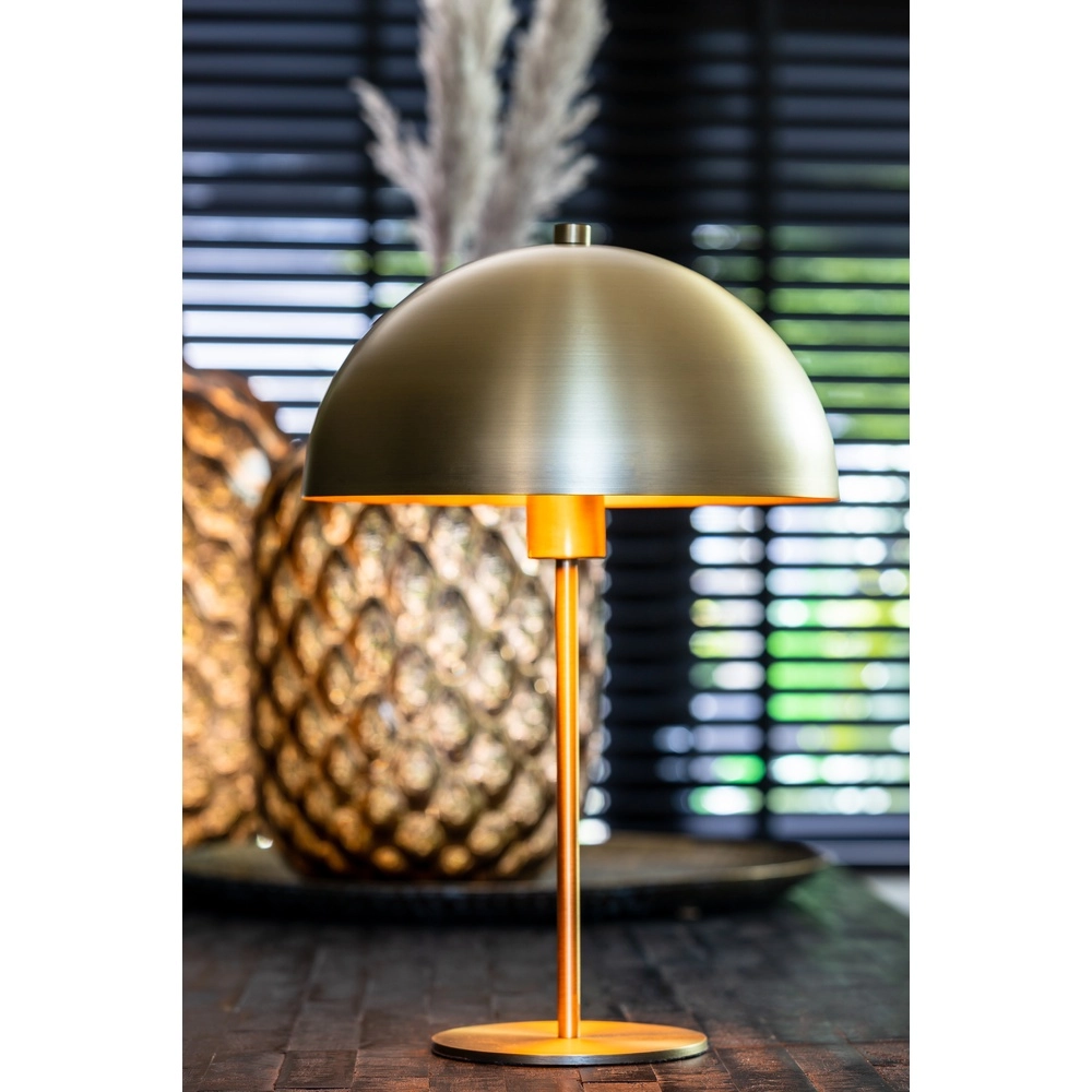 Tischlampe Merel Messingmatt Ø 29,5 cm Light & Living 8717807314262