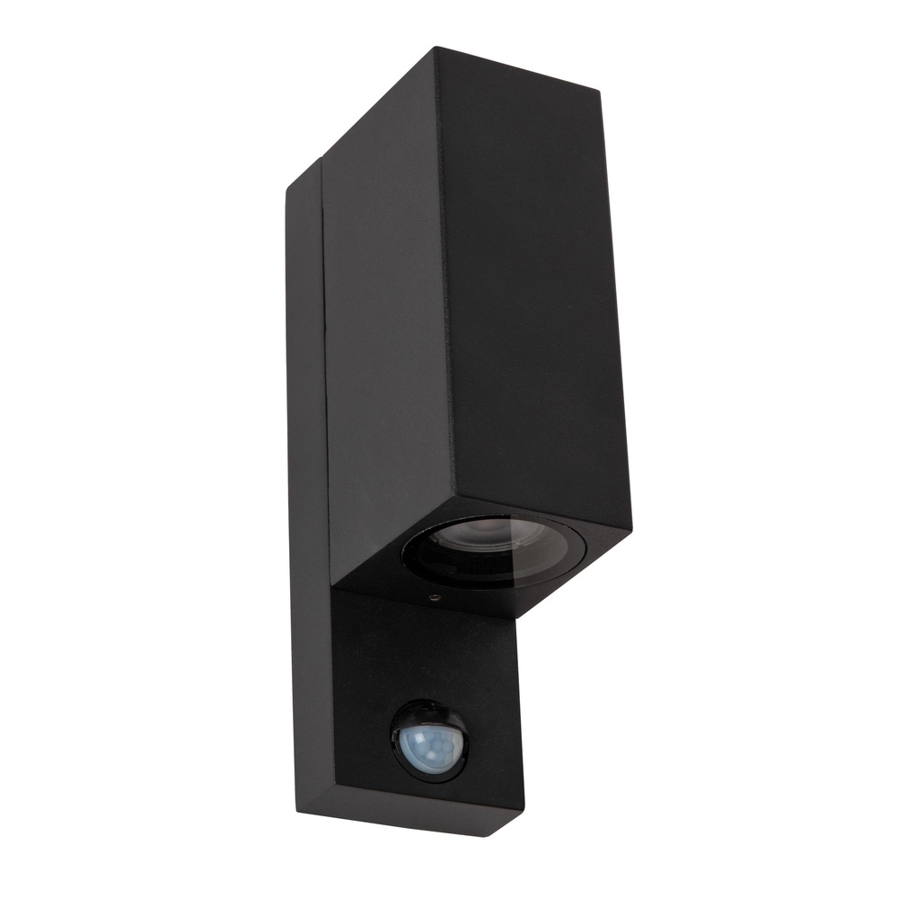 Design-Wandspot Zaro Up & Down Schwarz mit Sensor