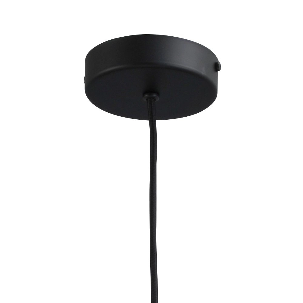 Schwarze Hängelampe Diamond 23cm mit klarem Glas Masterlight 8718121259178