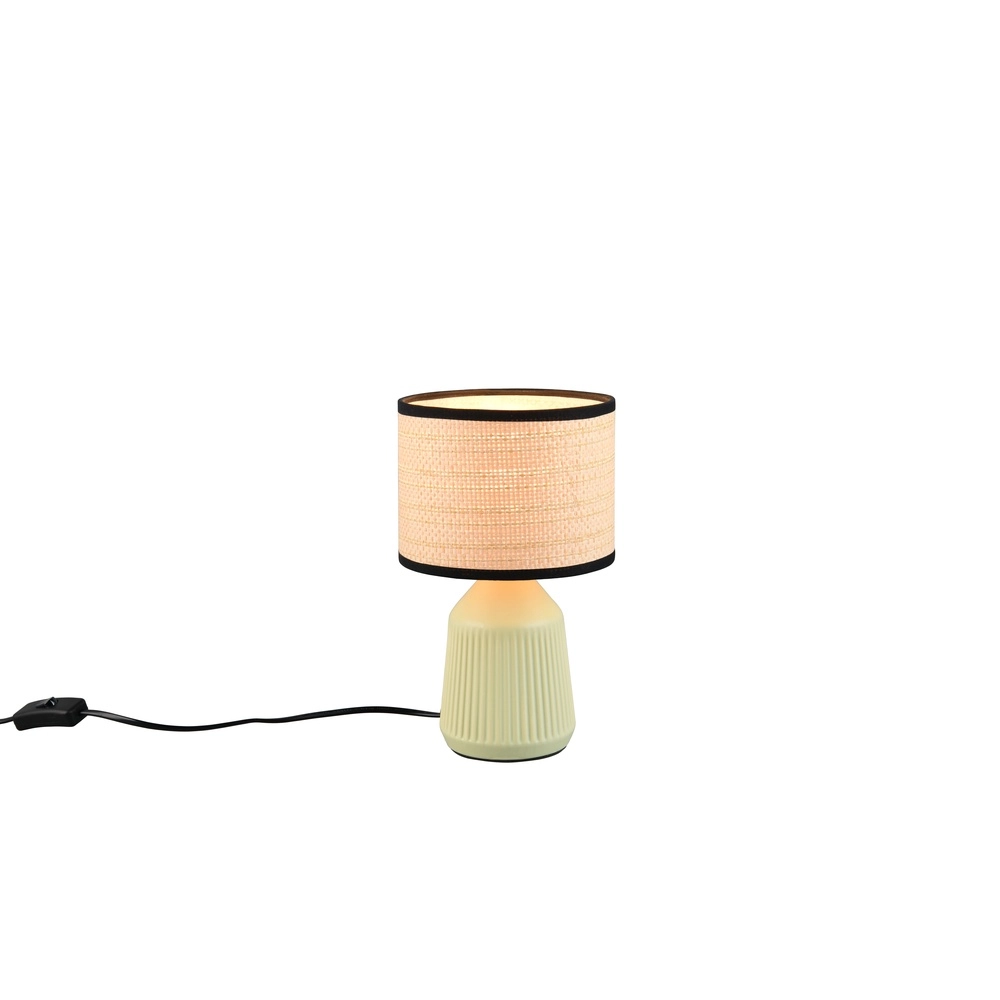 Tischlampe Formentera Ø 16 cm grün Trio 4017807692068