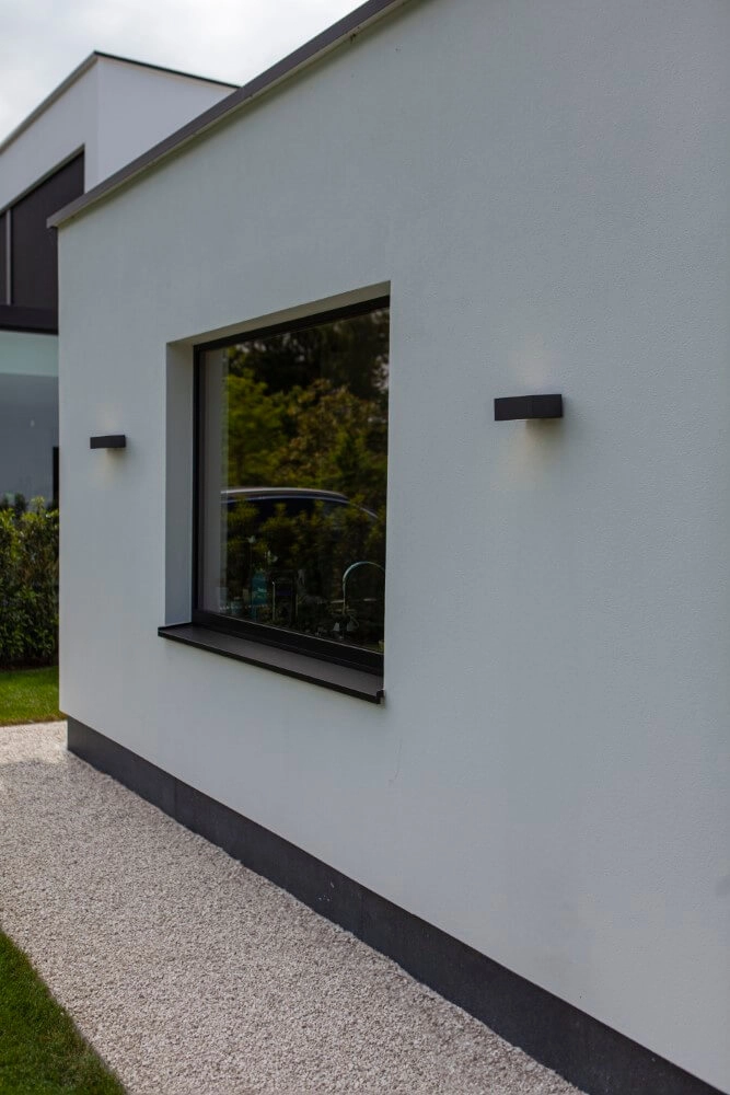 Schlanke Wandleuchte Gemini Design Anthrazit Lutec 6939412015378