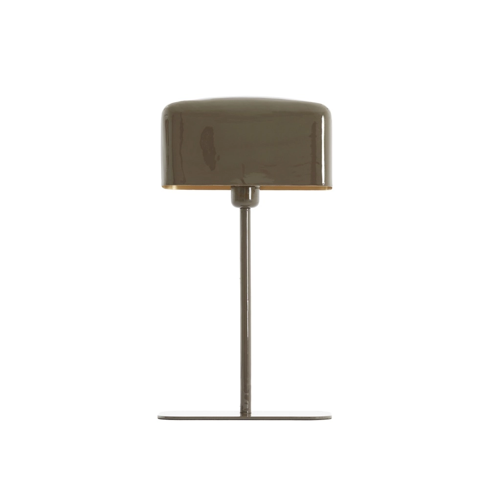 Nachttischlampe Elenie 25x13 cm – glänzend dunkelbraun