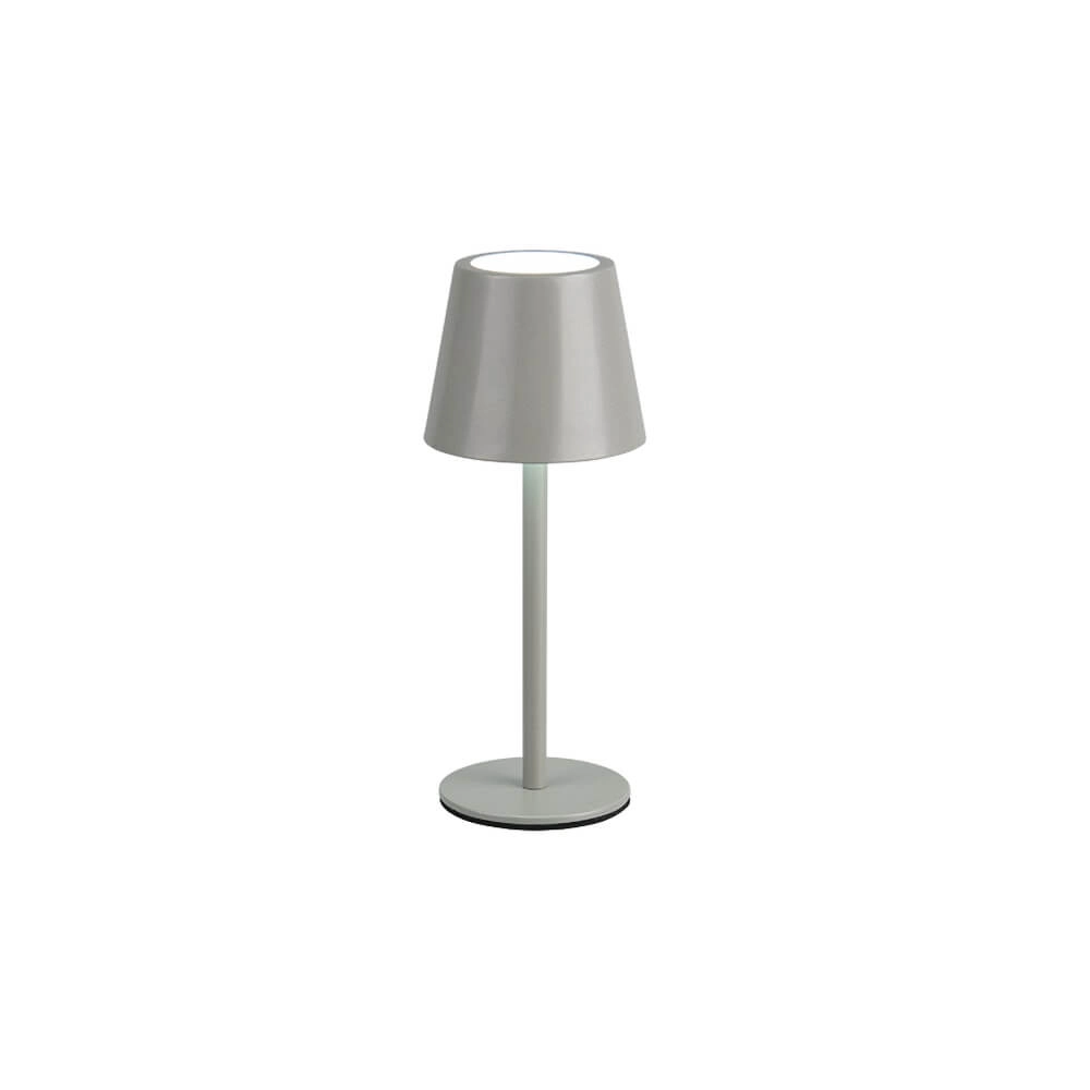 Wiederaufladbare Tischleuchte Diaz grau Trio 4017807644814