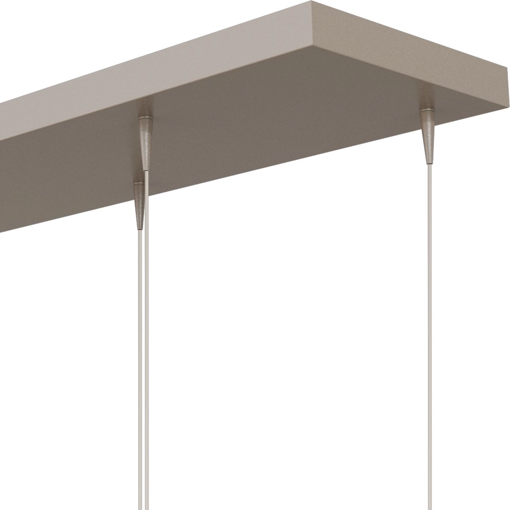 8-Licht Pendellampe Talana 130cm beige Terra Ø 6cm DTW Masterlight 8718121389189