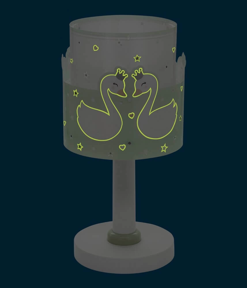 Kinderzimmer-Tischlampe Sweet Love sanftes Grün Dalber 8420406617114