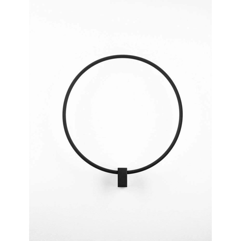 Runde Wandleuchte Cercio schwarz Lyora 5212017473677