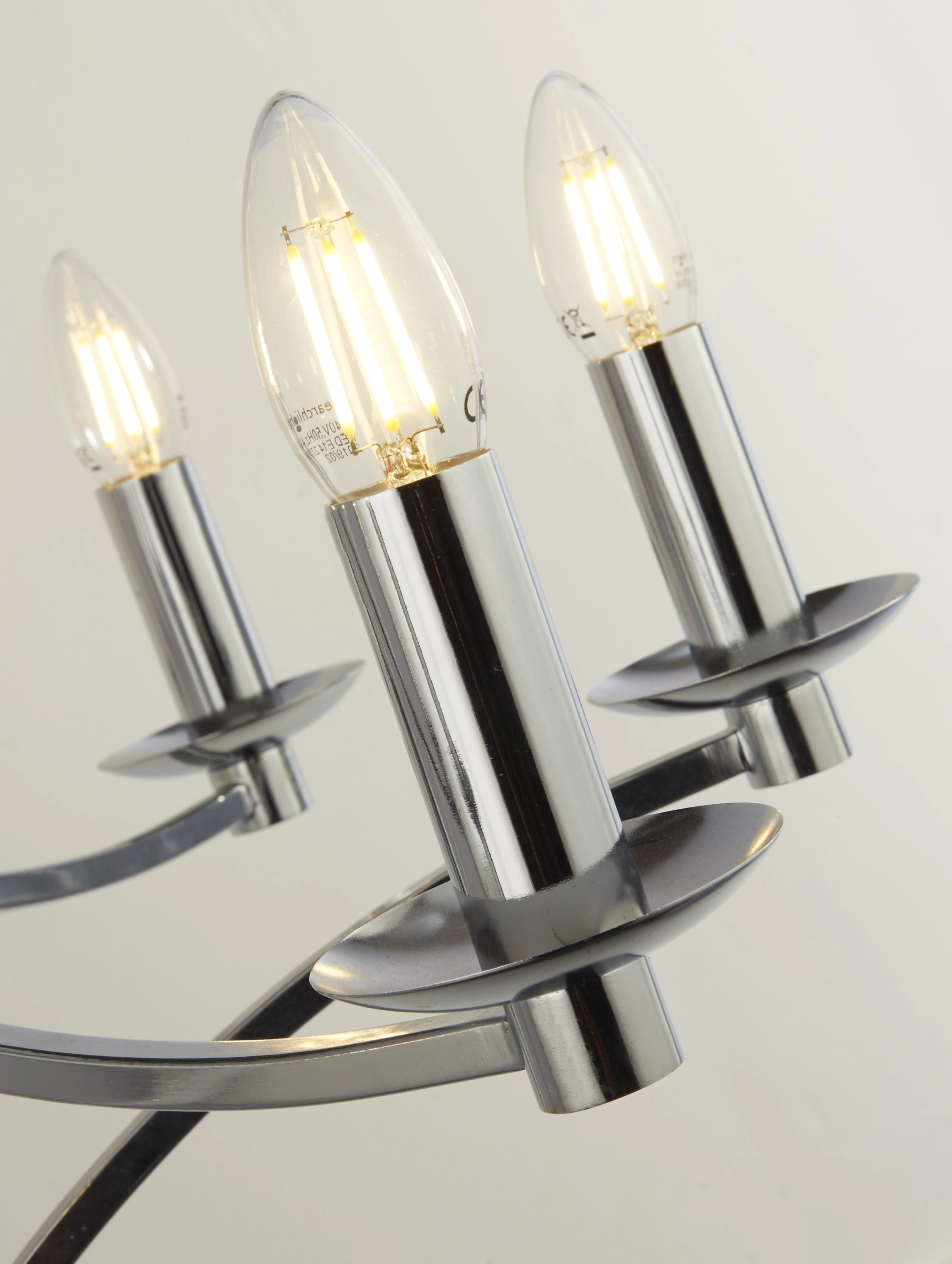 8-Licht-Kronleuchter Ascot Ø 88 cm Searchlight 5053423174198