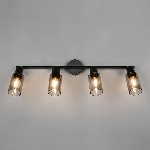 Design-Deckenlampe Mars 4-Licht Schwarz Trio 4017807670516