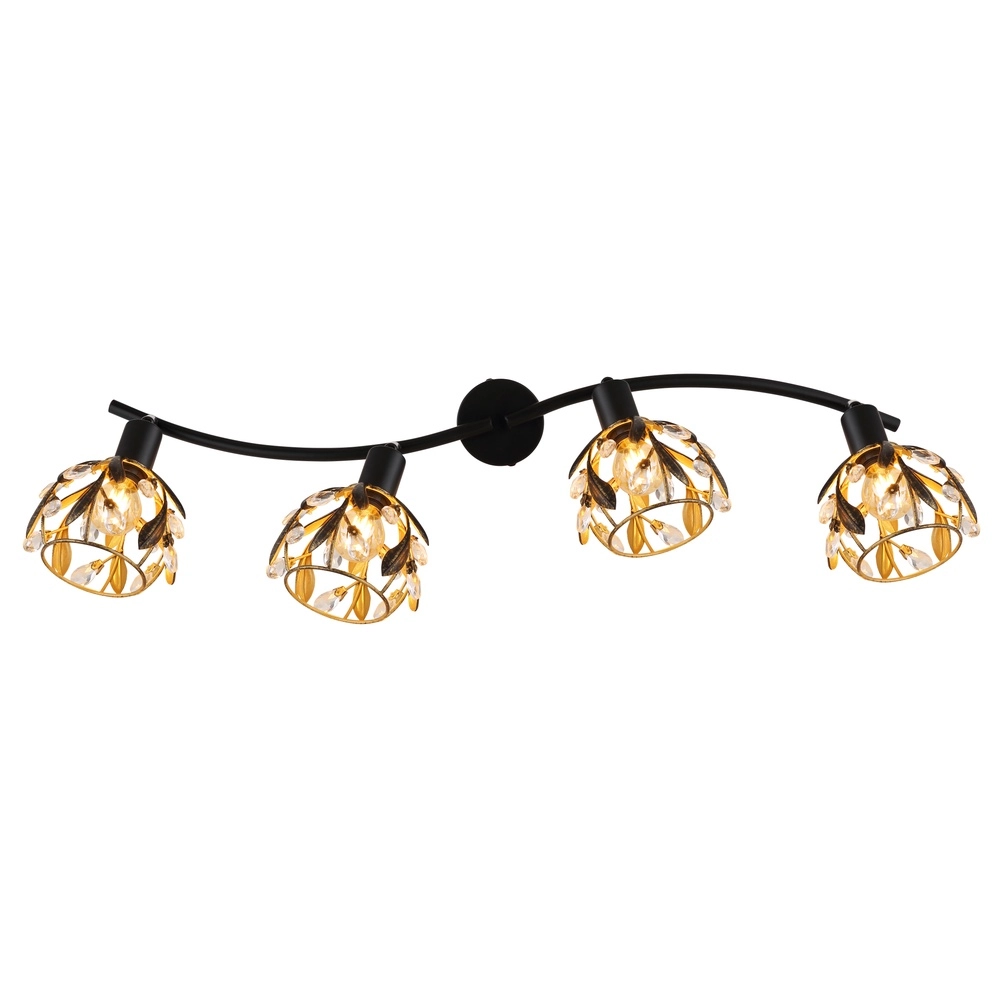 Landdeckenlampe Mika Schwarz Globo 9007371528295