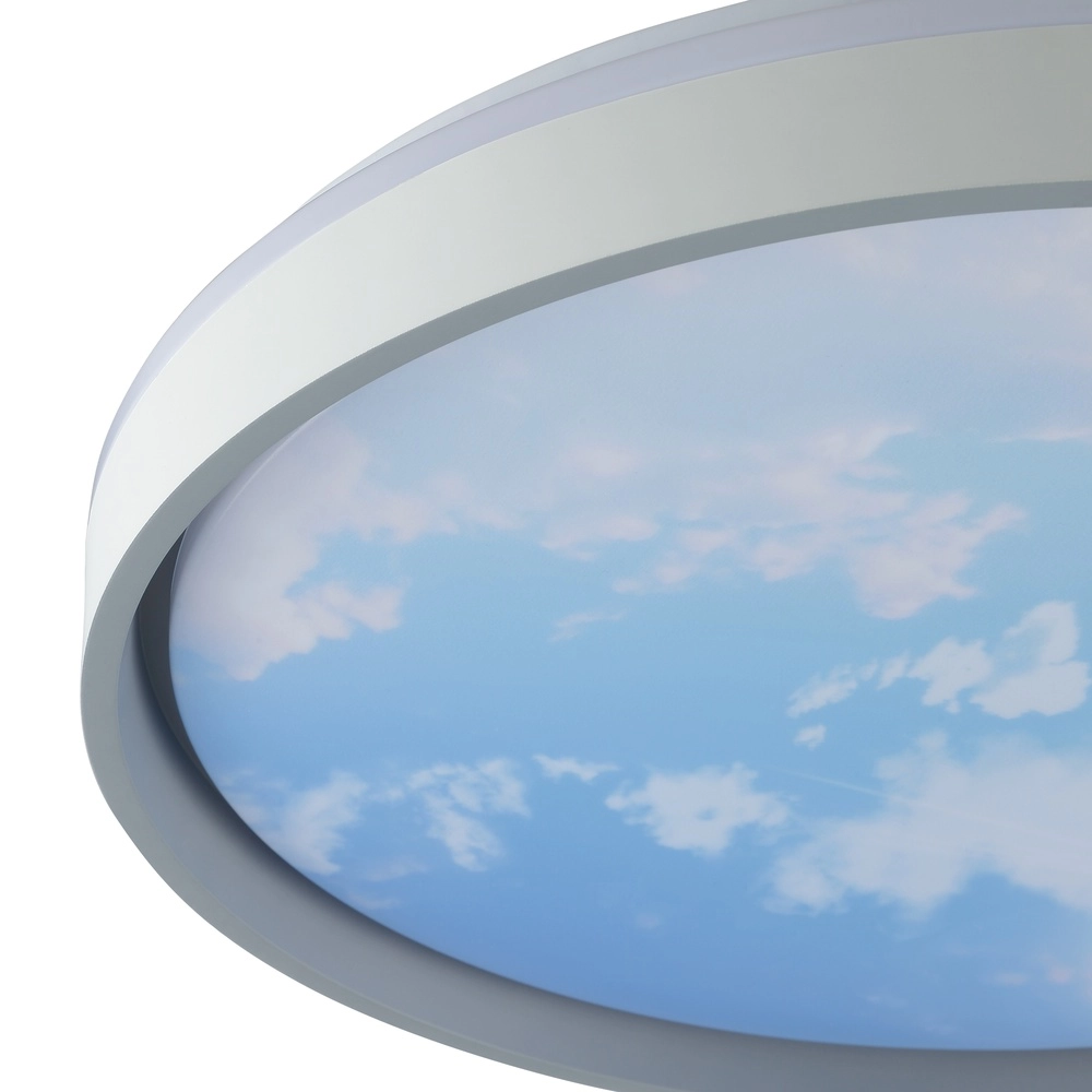 Deckenlicht Sky-Dream Weiß mit grauem Ø 48,5 cm Brilliant 4004353473999