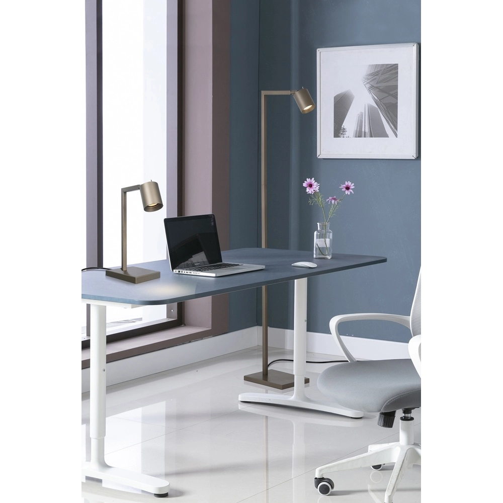 Tischlampe Office braun Searchlight 5053423301310