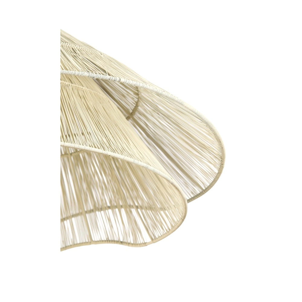 Japandi-Pendellampe Alameda weißer Ø 56cm Light & Living 8717807778781