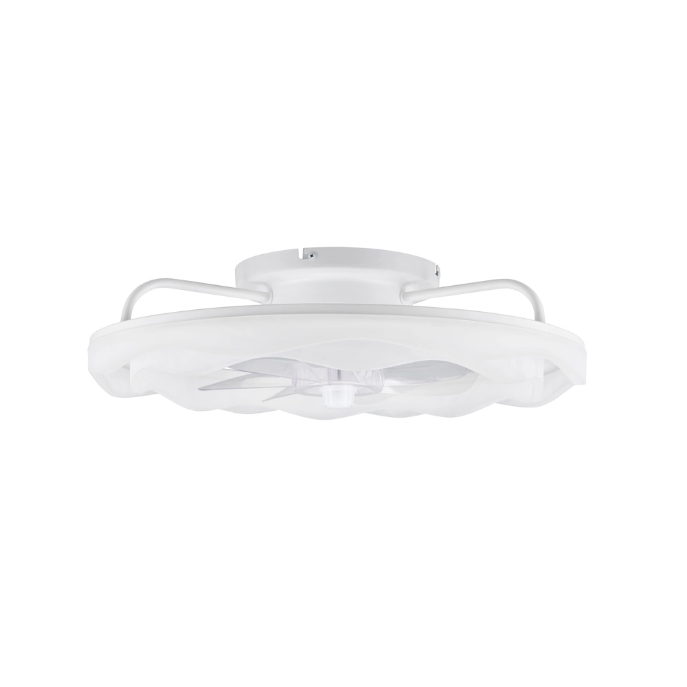Weißer Fächer Skaulo Entwurf Ø 50cm Trio 4017807698831
