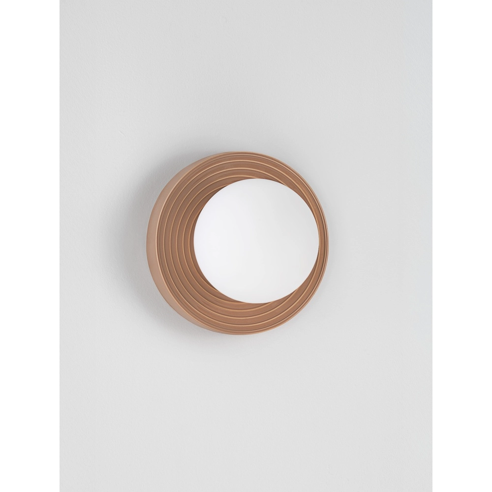 Wandleuchte Orbique Karamell Ø 22cm Lyora 5212017483898