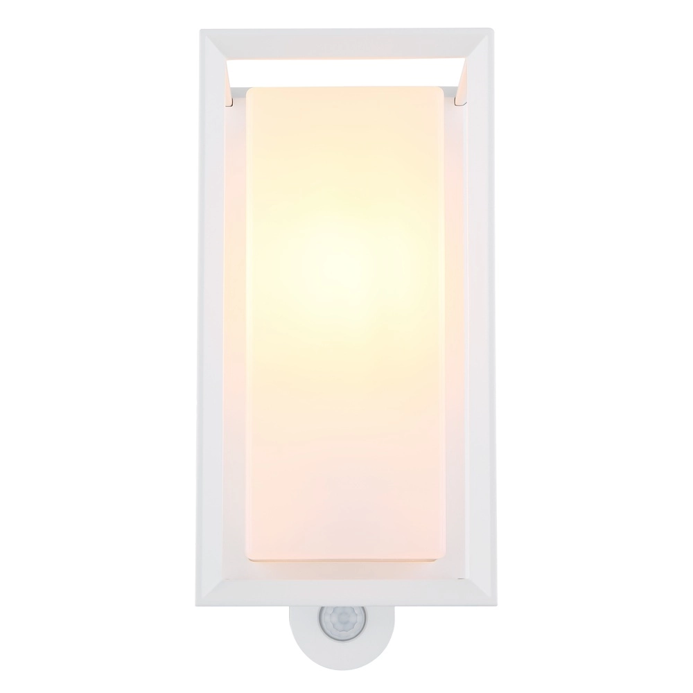 Außenwandlampe Logana Weiß mit Sensor Globo 9007371474813